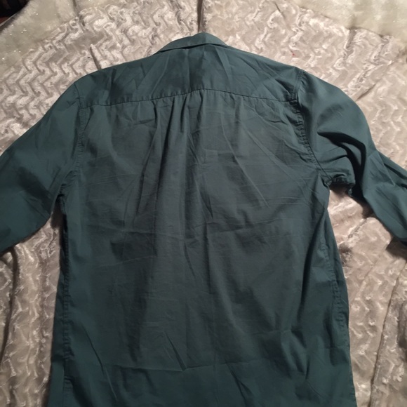 ☘️21Men Teal Button Down☘️ - Picture 2 of 4